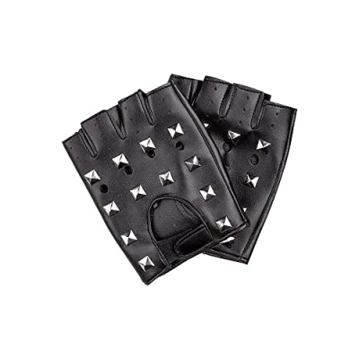 Image of Wicked Costumes Studded Biker/Punk Gloves Fancy Dress Accessory