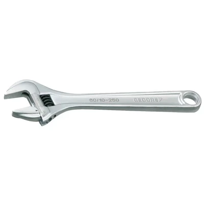 Image of GEDORE Single open ended spanner, AF 30 mm (1 3/16&quot;), Scale, Swedish pattern, Chrome plated, 60 CP 10