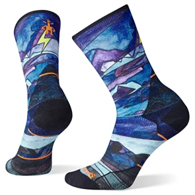 Image of Smartwool Women’s Athlete Edition Run Print Crew Socks, SW0017511501002