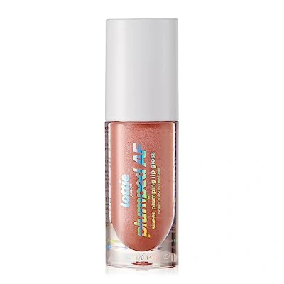Image of Lottie London plumped AF in Baddie Pink, Infused with Hyaluronic filling spheres for a full, &amp; glossy finish