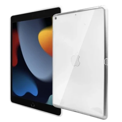 Image of Clear Case for iPad 9th Generation 2021 / 8th 2020/ 7th 2019 10.2&quot;, Slim Soft Transparent TPU Back Cover