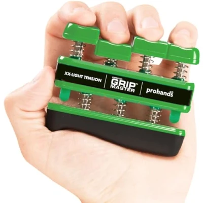Image of Gripmaster XX Light Tension Hand &amp; Finger Exerciser Green 1.5lb
