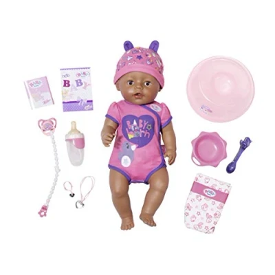 Image of Baby Born 826089 Soft Touch Girl with Brown Eyes Interactive Function Doll