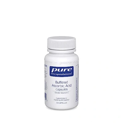 Image of Pure Encapsulations Buffered Ascorbic Acid Gentle Vitamin C 670mg with Calcium Ascorbate, Magnesium Ascorbate and Potassium 30 Capsules