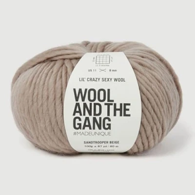 Image of Wool and the Gang, Lil&#039; Crazy Sexy Wool, Sandtrooper Beige, 100g, Chunky