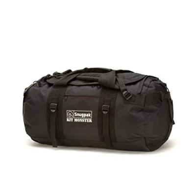 Image of Snugpak Original Kitmonster 65L Holdall 600D Polyester Heavy Duty (Black, 65L)