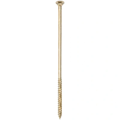 Image of 2x TIMCO Velocity Premium Multiuse Screws Pz Double Countersunk Yellow 60180VY Pack of 100