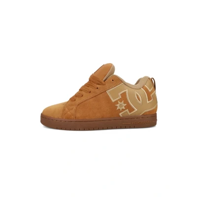 Image of DC shoes Court Graffik Trainers, Size: 13, Brown/gum