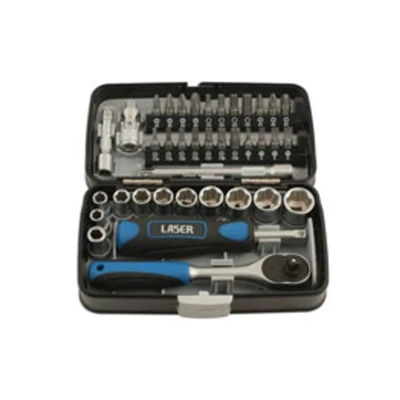 Image of Laser 5960 Socket &amp; Bit Set 1/4&quot;D 38pc