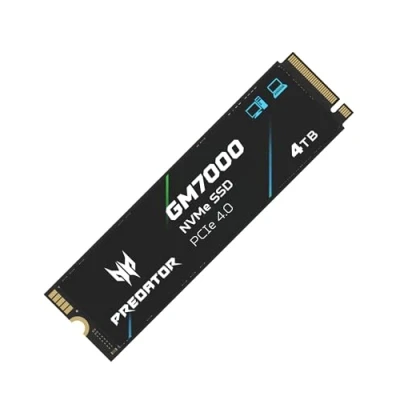 Image of Acer Predator GM7000 4TB Internal SSD: M.2 2280 PCIe NVMe Gen4x4 with DRAM Cache, Up to 7400 MB/s Read, Solid State Drive for Laptop &amp; Desktop PC, PS5 Compatible