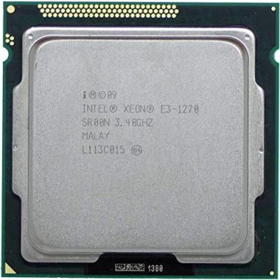 Image of INTEL SR00N XEON QUAD CORE PROCESSOR E3 1270 3.4GHZ 8M (Certified Refurbished)