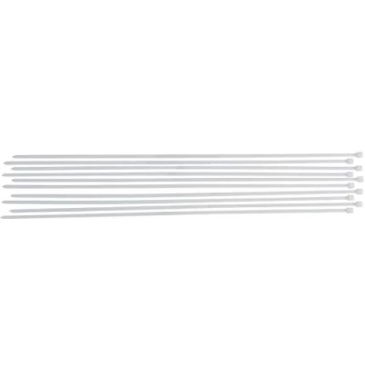 Image of BGS Diy 80775 Cable Tie Assortment white 8.0 x 800 mm 10 pcs.