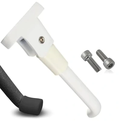 Image of Vestigia® Kickstand Replacement for Xiaomi M365 1S Essential Pro Electric scooter Parking Stand with Sock Repair Spare Parts E (White)