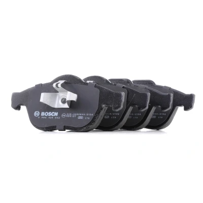 Image of 410600756R, 7701209101, 7701209672, 8660004734, 8671016705 Brake pad set BOSCH 0 986 424 443 Low Metallic RENAULT: SCENIC 2, GRAND 2