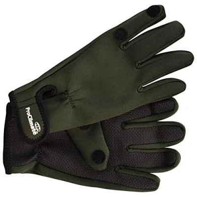 Image of undercover lingerie Mens Pro Climate Fishermans Neoprene Gloves MA139 Green L/XL
