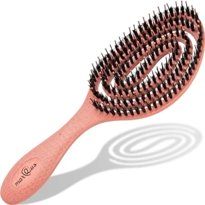 Image of MarQus Boar Bristle Hair brush Detangling for Every Type with Even More Bristles Tangle Free women