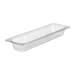 Image of Cambro Camwear Long Clear Food Pan 1/2 X 2&quot;