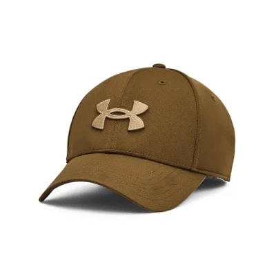 Image of Under Armour Men&#039;s Blitzing Cap Stretch Fit Hat, (498) Coyote/Camel, L/XL
