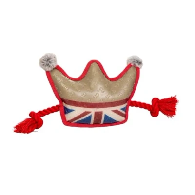 Image of House of Paws Union Jack Tough Crown Dog Toy