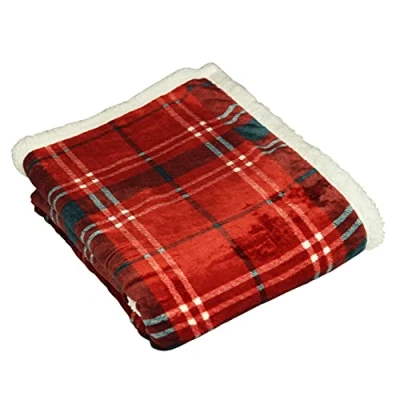 Image of furn. Blake Throw, Red, 130 x 150cm