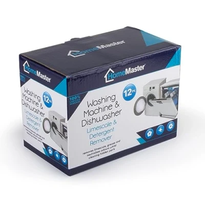 Image of Limescale &amp; Detergent Remover for All Washing Machine Dishwashers by Home Master 12 applications