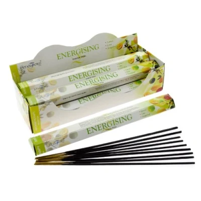 Image of STAMFORD INC. 37115 Energising Incense Sticks, 20 Sticks x 6 Packs