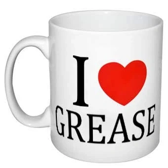 Image of EC C359 I Love Grease Mug, Ceramic