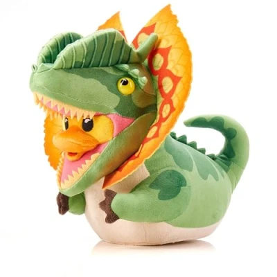 Image of TUBBZ Plush: Jurassic Park Dilophosaurus Cosplaying Rubber Duck Soft Plush Collectible Toy