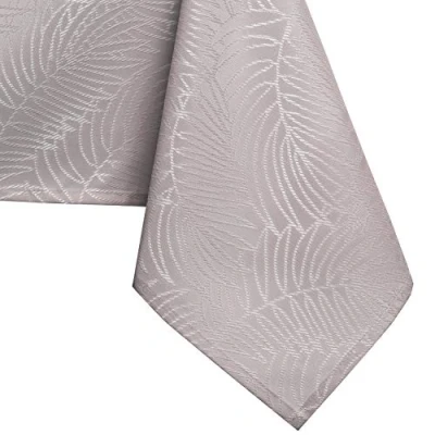 Image of AmeliaHome Lotus Effect Water Repellent Polyester Tablecloth Powder Gaia 140 x 260 cm Pink