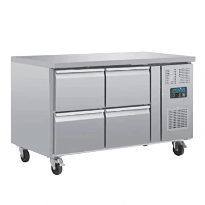 Image of Polar U Series Four Drawer Gastronorm Counter Fridge