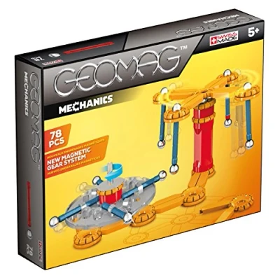 Image of Geomag 725 Mechanics Building Set, 78 Pieces, 5+, Magnetic Game
