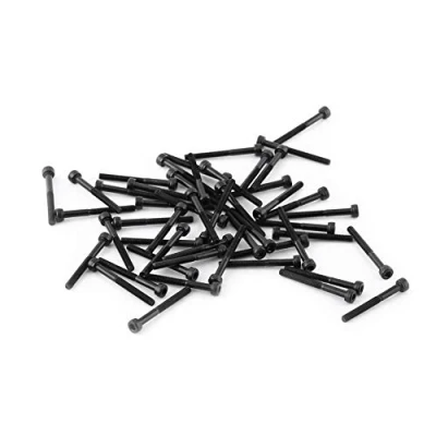 Image of M3 Screw Bolt Set, 12.9 Grade Alloy Carbon Steel Cap Head Hex Socket Head, for Home and Office Appliance, Communication Equipment(M3*30mm (Partially Threaded) 50pcs)