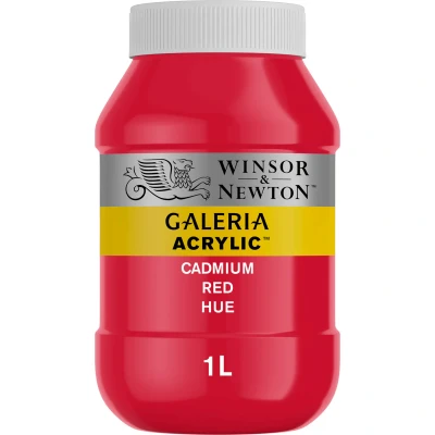 Image of Winsor &amp; Newton Galeria Acrylic, Kadmiumrot, 1000ml Acrylfarbe