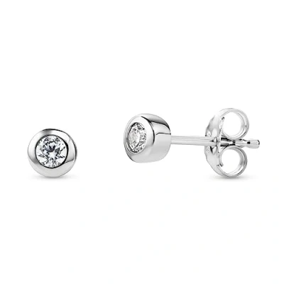 Image of Orovi Sterling Silver Solitaire Stud Earrings for Women Teens Girls (Jewellery Set)