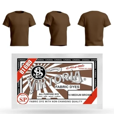 Image of HOPS Viktoria Textile Paint, Machine Washable (59 Colours) Fabric Dye, Paints Washable, Colour, Clothing Dyeing