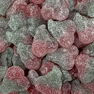 Image of Fizzy Twin Cherries 700g Re Sealable Pouch by The Gourmet Sweet Company
