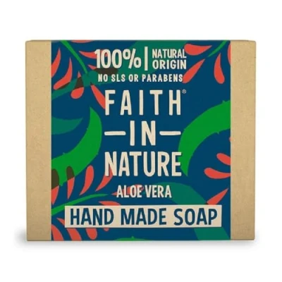 Image of Faith In Nature Aloe Vera Soap 100g
