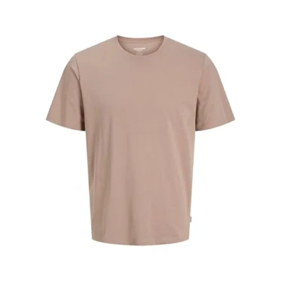Image of JACK &amp; JONES Men&#039;s Jjeorganic Basic Tee SS O Neck Noos, Mocha Meringue, XXL