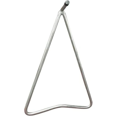 Image of RK Racing Chain Excel PST 004 Triangle Motorcycle Stand, Silver