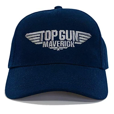 Image of Top Gun Maverick Embroidered Baseball Cap Navy Blue