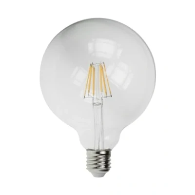 Image of Prolite LED Filament 125mm Globe Clear 2200K E27 6W 240V Dimmable