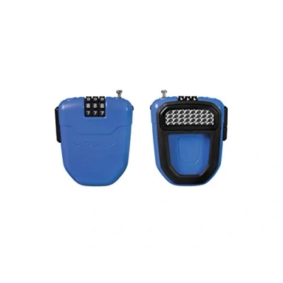 Image of Hiplok FX Wearable Combination Cable Lock, Cyan