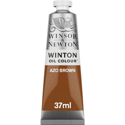 Image of Winsor &amp; Newton Oil Paint, AZO Brown, 37 ml (Pack of 1)