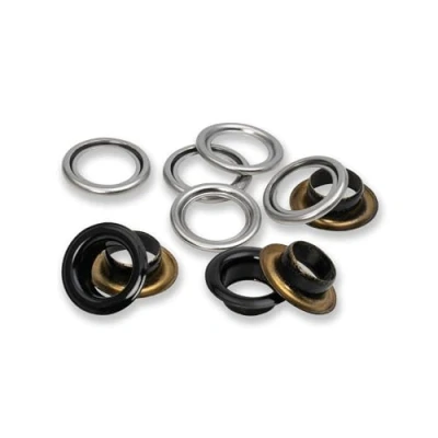 Image of Prym 542542 Eyelets with washers, red/Silver, can be Used The Vario Creative Tool, Black, Ø 11 mm
