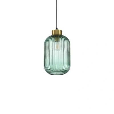 Image of Mint 1 Indoor Glass DomeCeiling Pendant Lamp Light Green, E27