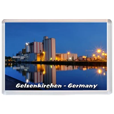 Image of Gelsenkirchen Germany 96 x 67mm Jumbo Fridge Magnet/Magnets BBSFHM610