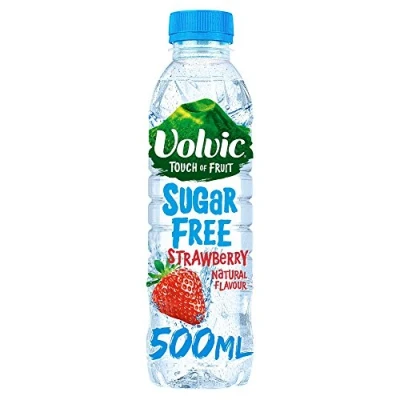 Image of Volvic Touch Of Fruit Sugar Free Strawberry 500ml x 12 Bottles