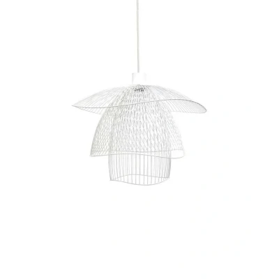 Image of Forestier Papillon S pendant light 56 cm white