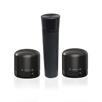 Image of [2 Pack] Wine Bottle Stoppers, Reusable Vacuum Preserver with Time Scale Record, Savers Pump Corks Keep Really Fresh, Best Gift Accessories
