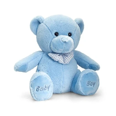 Image of Keel Toys SN0513 25 cm Baby Boy Bear Plush Toy